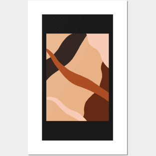 Abstract Earth Tones Posters and Art